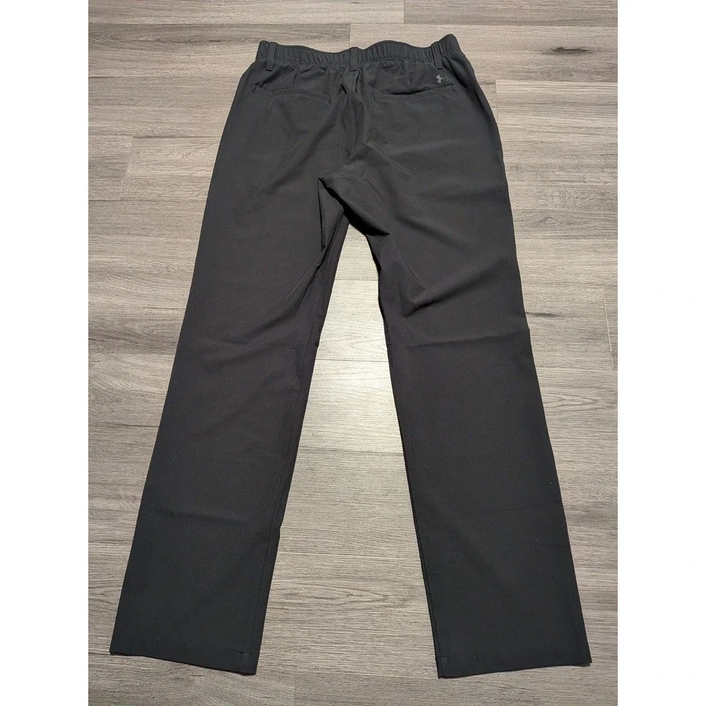 Under Armour Men's Black UA‎ Golf Stretch Performance Pants Size 34x32